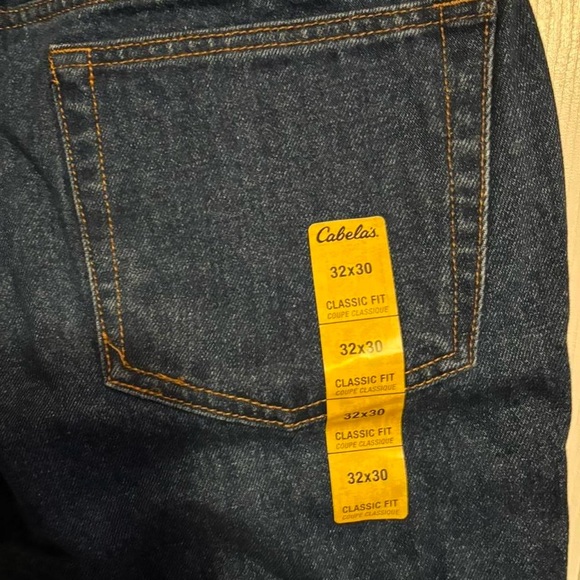 *BRAND NEW WITH TAGS* Cabela’s Men’s Roughneck Inland Indigo Denim Jeans - Picture 5 of 6